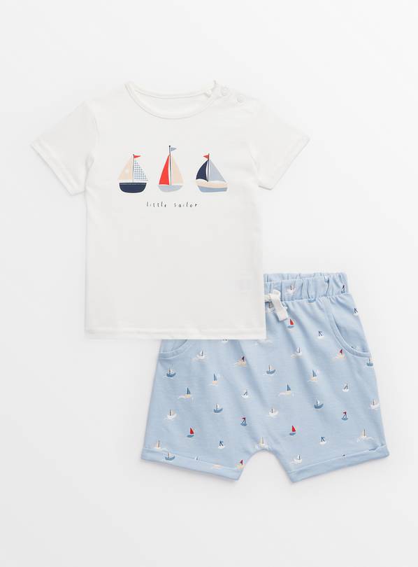 Nautical T-Shirt & Shorts Set 6-9 months